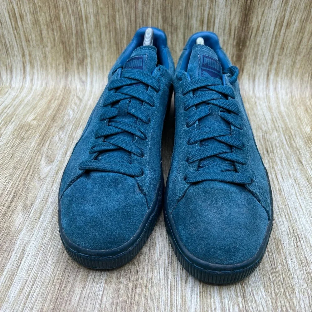 Puma Suede Classic Men's Size 10 Mono Iced Blue Coral Shoes Sneakers 360231-01